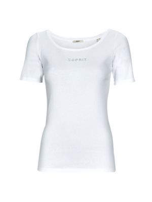 Koszulka z krótkim rękawem Esprit biała