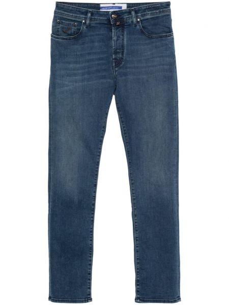 Skinny fit jean pantolon Jacob Cohën mavi