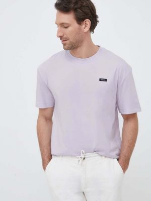 Памучна тениска с дълъг ръкав Calvin Klein