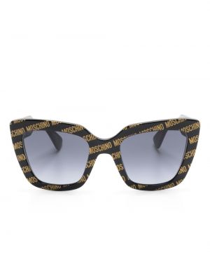 Слънчеви очила с принт Moschino Eyewear черно