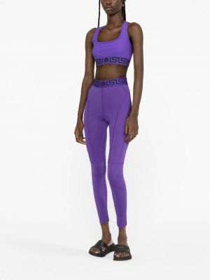 Sportinio stiliaus liemenėlė Versace violetinė