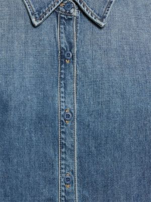 Camicia jeans di cotone Nili Lotan blu