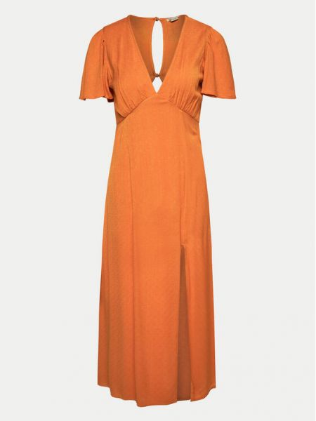 Obleka Billabong oranžna