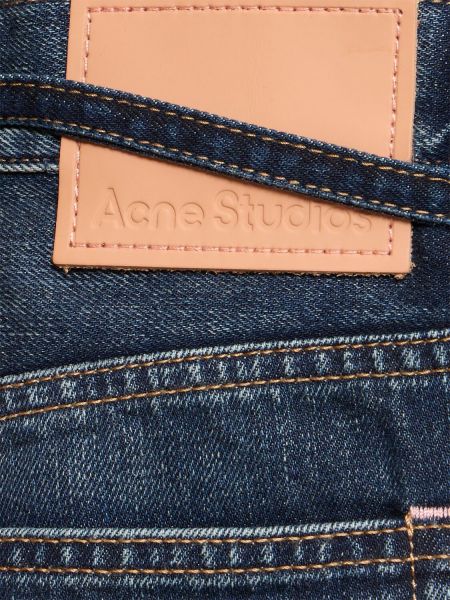 Denim şort Acne Studios mavi