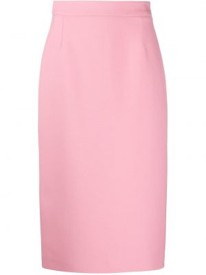 Falda de tubo ajustada Prada rosa