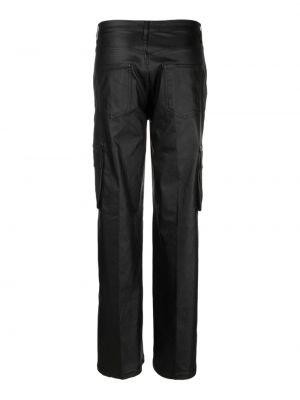 Pantalon cargo avec poches Federica Tosi noir