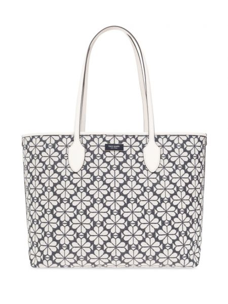 Jacquard blomstret store poser Kate Spade