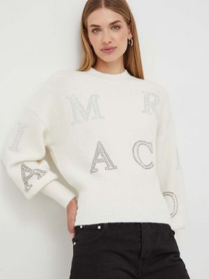 Sweter wełniany Marciano Guess beżowy
