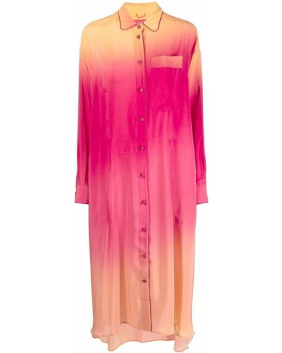 Gradient silke dress F.r.s For Restless Sleepers rosa