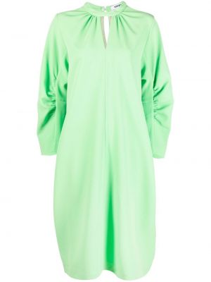 Коктейлна рокля от джърси Vivetta зелено