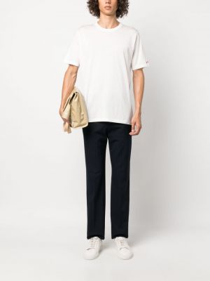 T-shirt aus baumwoll mit rundem ausschnitt Kiton weiß