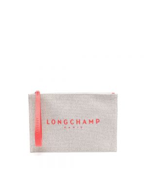 Kopertówka z nadrukiem Longchamp beżowa