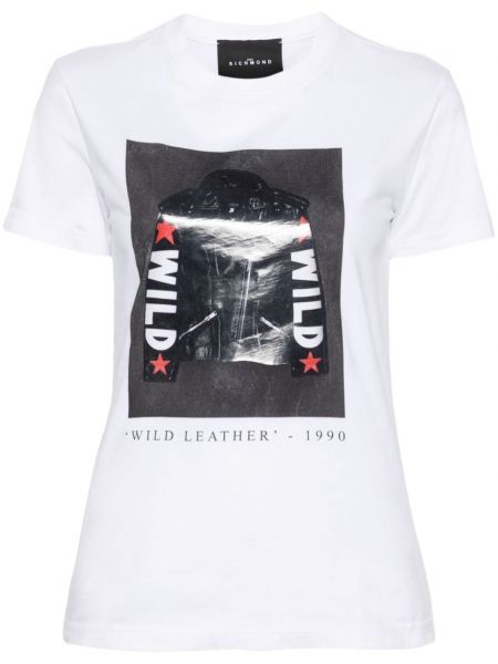 T-shirt John Richmond hvid