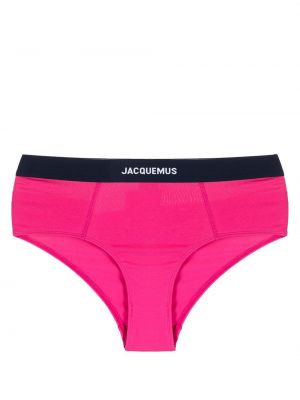 Slip a righe Jacquemus rosa