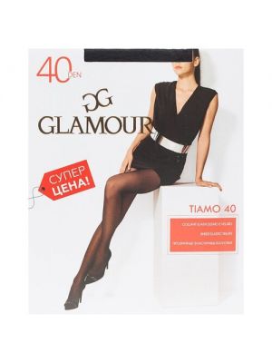 Колготки классические Glamour Tiamo 40, набор (4 шт.), размер IV, nero () - Черный
