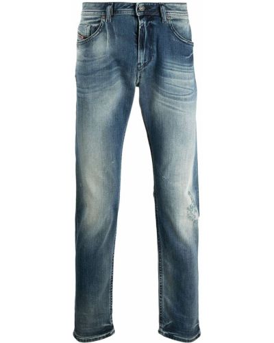 Slank jeans med normal passform Diesel blå