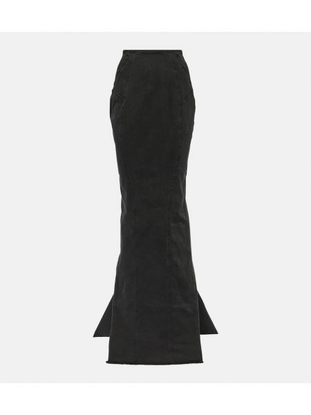 Džínová sukně Entire Studios černé
