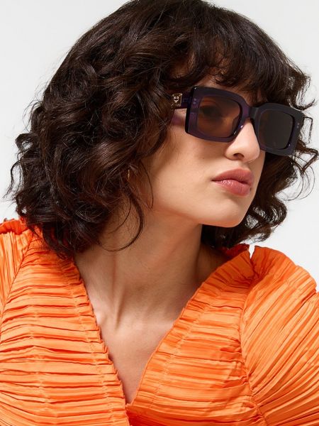 Okulary przeciwsłoneczne Mcm fioletowe