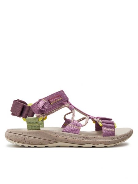 Sportovní páskové sandály Merrell fialové