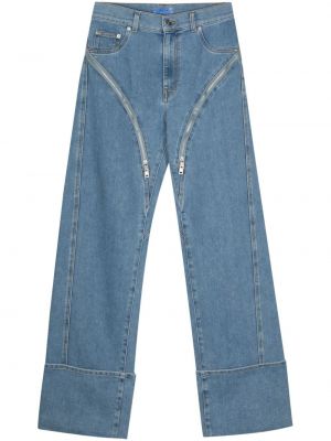 Straight jeans Mugler blau