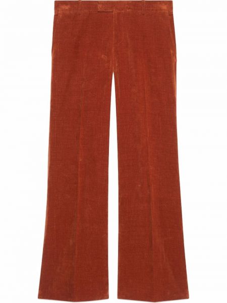 Pantalones de terciopelo‏‏‎ Gucci marrón