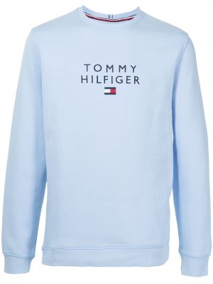 Sudadera con cuello redondo de cuello redondo Tommy Hilfiger azul