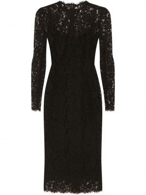Šaty ke kolenům Dolce & Gabbana, černá