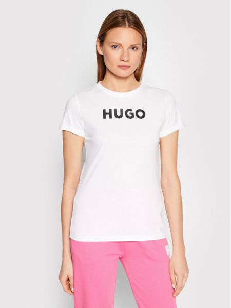 Топ slim Hugo бяло