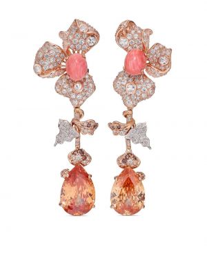 Σκουλαρίκια από ροζ χρυσό Anabela Chan