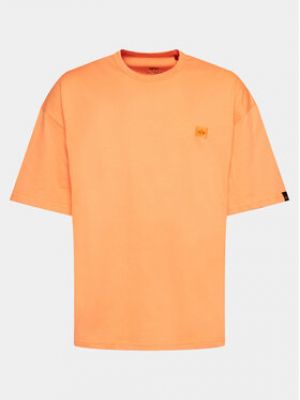 T-shirt large Alpha Industries orange