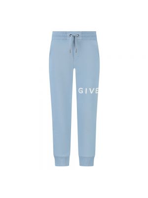 Niebieskie spodnie sportowe Givenchy