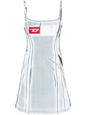 Памучна мини рокля Diesel