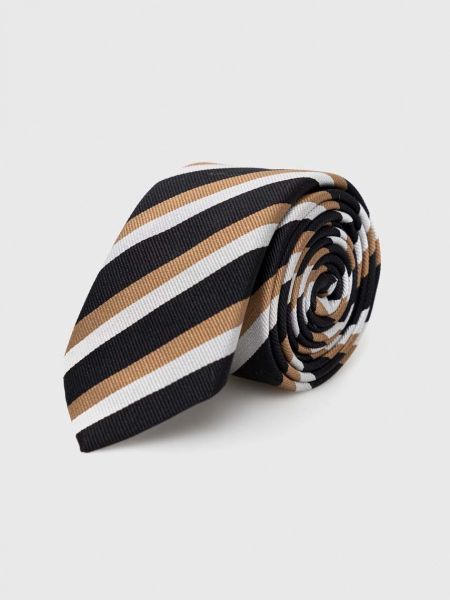 Копринена вратовръзка Boss черно