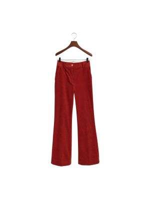 Spodnie Gant czerwone