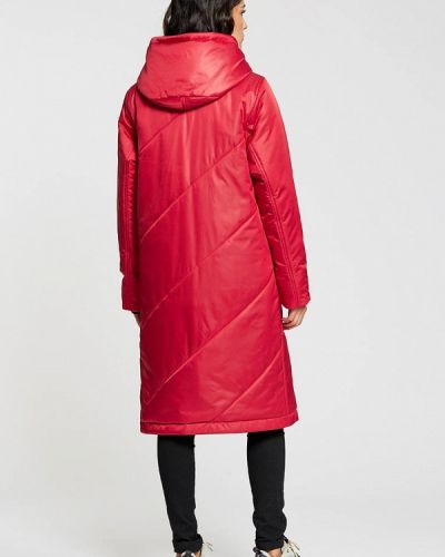 Утепленная демисезонная куртка D`imma красная