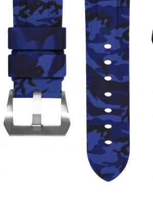 Armbanduhr mit camouflage-print Horus Watch Straps blau