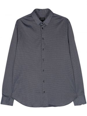 Βαμβακερό πουκάμισο με κέντημα Giorgio Armani