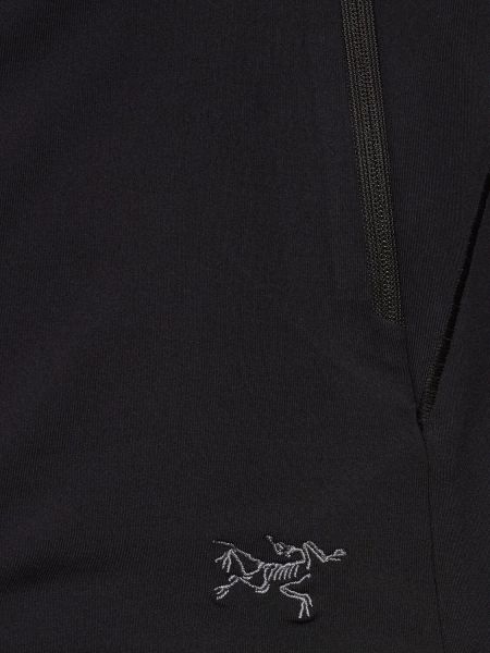 Hoodie s kapuljačom Arc'teryx crna