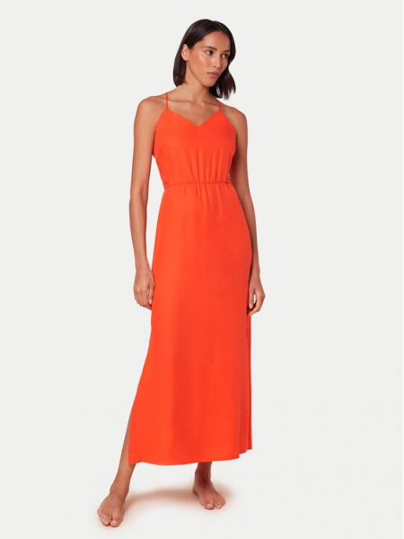Plážové priliehavé šaty Triumph oranžová