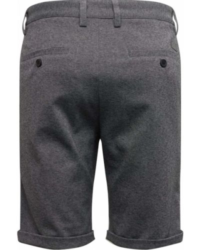 Pantaloni chino plissettati Lindbergh grigio
