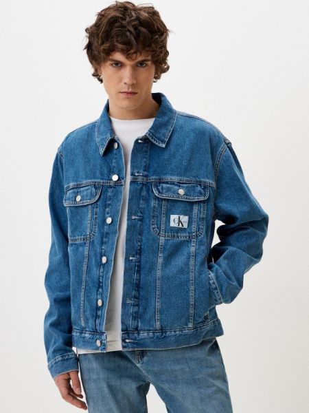 Джинсовая куртка Calvin Klein Jeans синяя