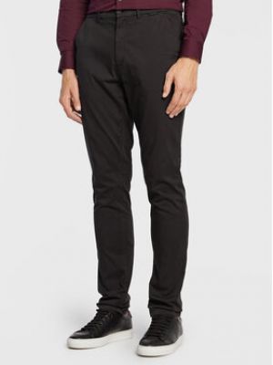 Pantalon chino slim Calvin Klein noir