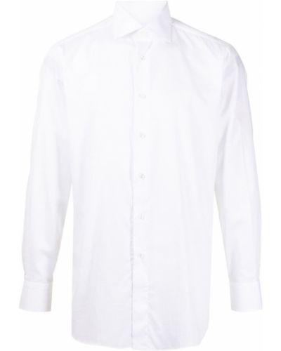 Camisa con botones Brioni blanco