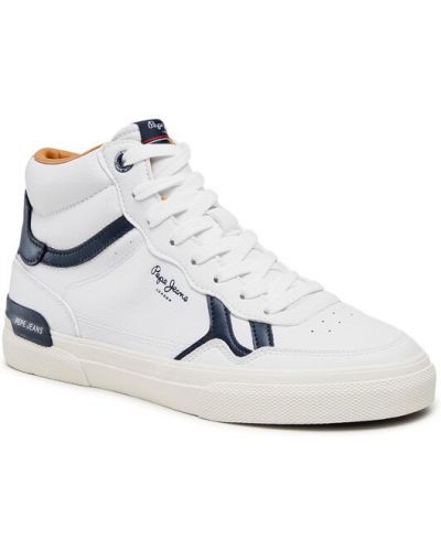 Sneakersy Kenton Britt Boot PMS30762 Biały Pepe Jeans
