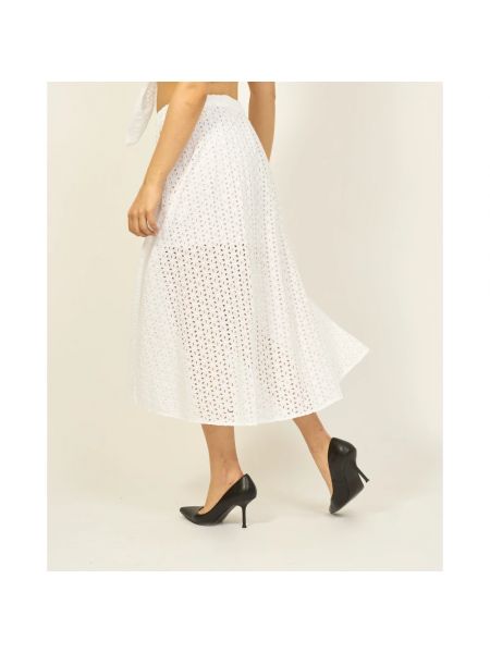 Falda larga Gaudi blanco