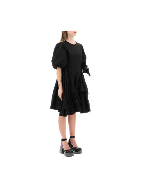Mini vestido de algodón Cecilie Bahnsen negro