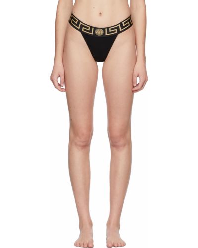 Stringi Versace Underwear, сzarny