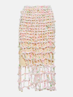 Midi φούστα με χάντρες Susan Fang