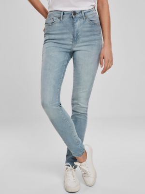Slim fit skinny džíny s vysokým pasem Uc Ladies modré