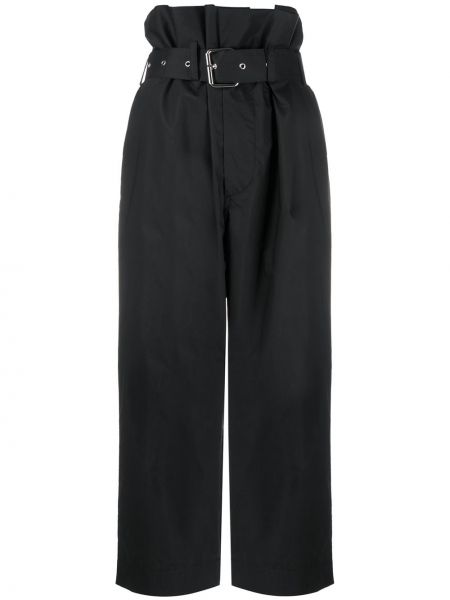 Pantalones de cintura alta Plan C negro